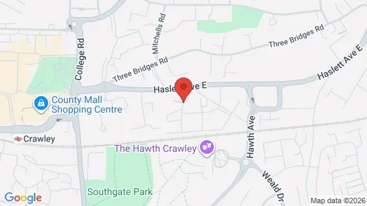 Apartments for rent i Crawley - West Sussex - kort over placeringen