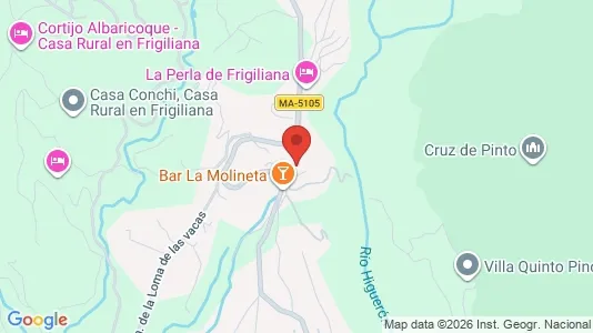 Apartments for rent i Frigiliana - kort over placeringen