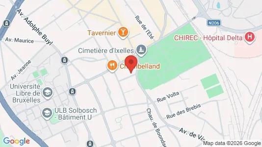 Apartments for rent i Brussels Elsene - kort over placeringen