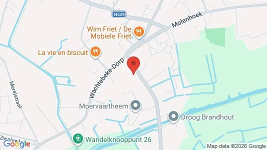 Apartments for rent i Wachtebeke - kort over placeringen