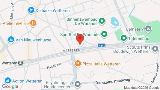 Apartments for rent i Wetteren - kort over placeringen
