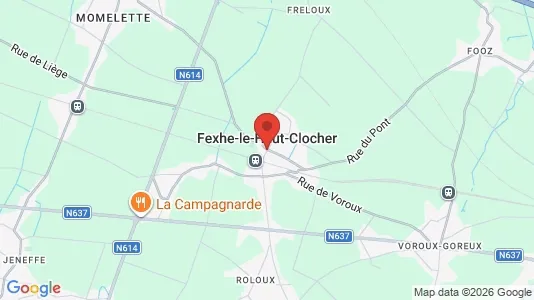 Houses for rent i Fexhe-le-Haut-Clocher - kort over placeringen