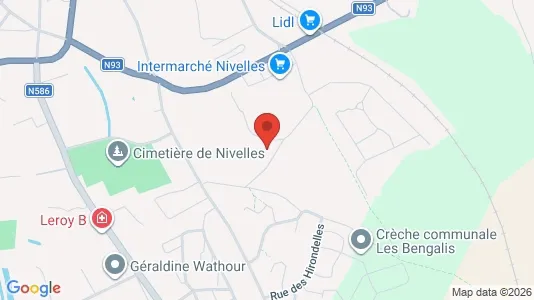 Apartments for rent in Nijvel - Photo from Google Street View
