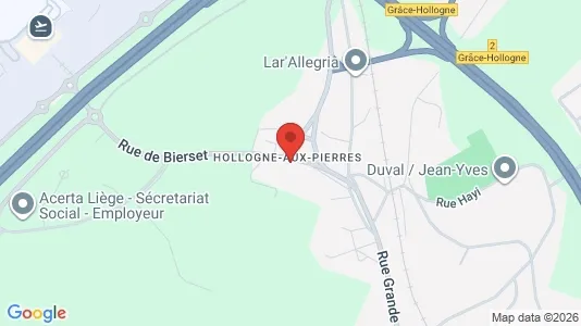 Apartments for rent i Grâce-Hollogne - kort over placeringen
