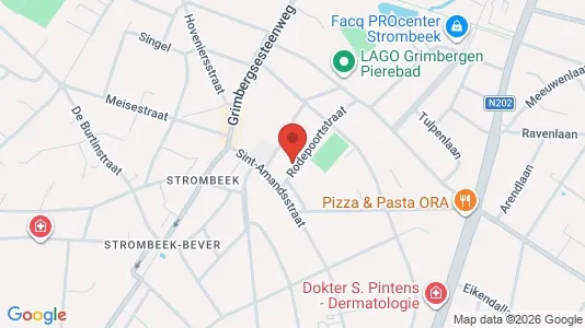Apartments for rent i Grimbergen - kort over placeringen