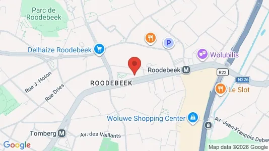 Apartments for rent i Brussels Sint-Lambrechts-Woluwe - kort over placeringen