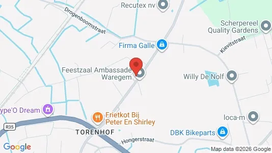 Apartments for rent i Waregem - kort over placeringen