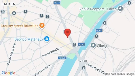 Apartments for rent i Stad Brussel - kort over placeringen