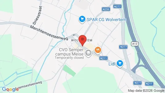 Apartments for rent i Meise - kort over placeringen