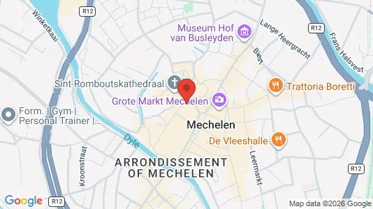 Apartments for rent i Mechelen - kort over placeringen