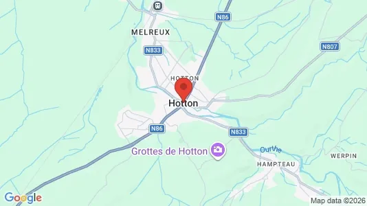 Apartments for rent i Hotton - kort over placeringen