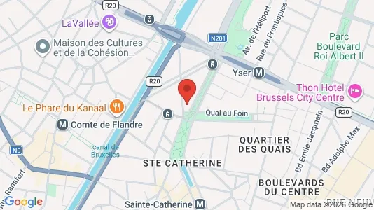 Apartments for rent i Stad Brussel - kort over placeringen
