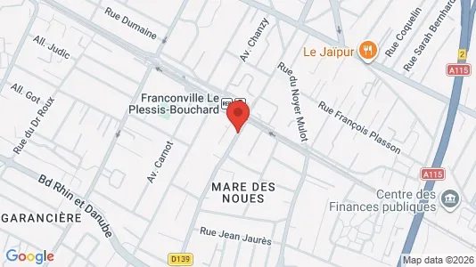 Apartments for rent i Argenteuil - kort over placeringen