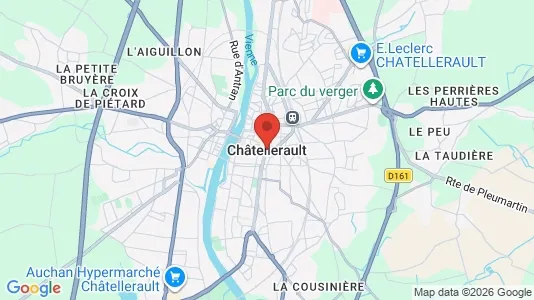 Apartments for rent in Châtellerault - Photo from Google Street View