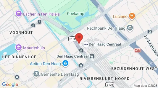 Apartments for rent i The Hague Haagse Hout - kort over placeringen