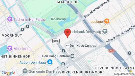 Apartments for rent i The Hague Haagse Hout - kort over placeringen