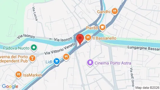 Rooms for rent i Padua - kort over placeringen