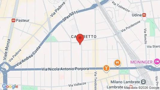 Apartments for rent i Milano Zona 3 - Porta Venezia, Città Studi, Lambrate - kort over placeringen