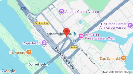Apartments for rent i Vienna Donaustadt - kort over placeringen