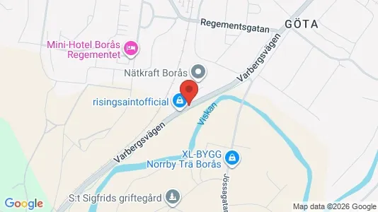 Apartments for rent i Borås - kort over placeringen