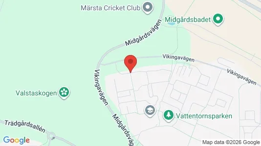 Rooms for rent i Sigtuna - kort over placeringen