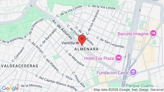Apartments for rent i Madrid Fuencarral-El Pardo - kort over placeringen