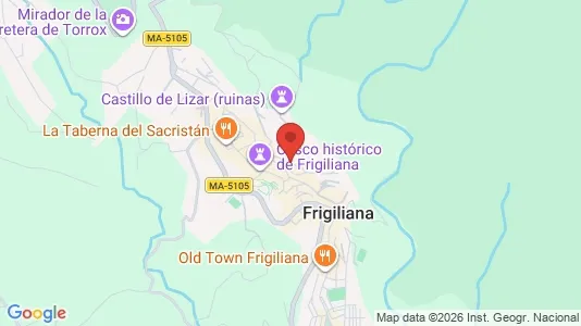 Apartments for rent i Frigiliana - kort over placeringen