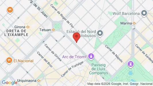 Apartments for rent in Barcelona Eixample - Photo from Google Street View