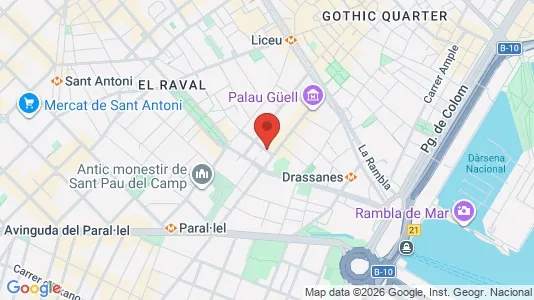Apartments for rent in Barcelona Ciutat Vella - Photo from Google Street View