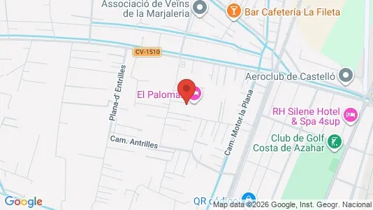Apartments for rent i Castellón de la Plana/Castelló de la Plana - kort over placeringen