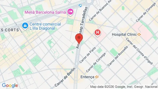 Apartments for rent in Barcelona Les Corts - Photo from Google Street View