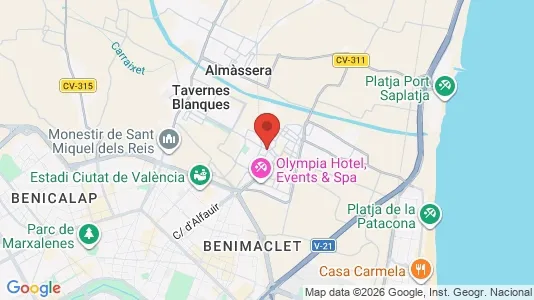 Houses for rent i Alboraya - kort over placeringen