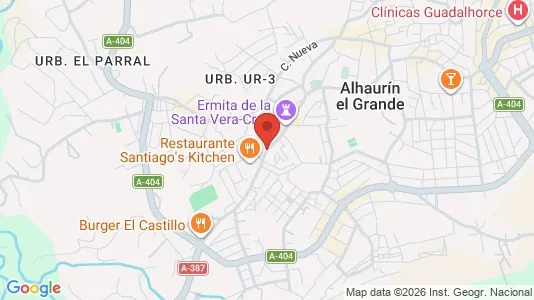 Apartments for rent i Alhaurín el Grande - kort over placeringen