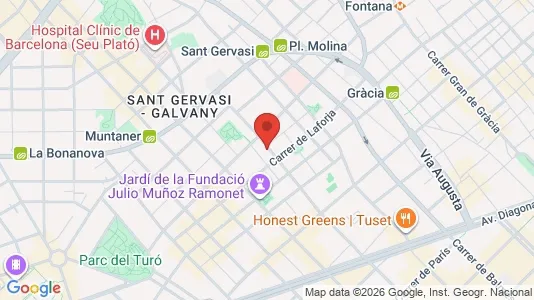 Apartments for rent in Barcelona Sarrià-St. Gervasi - Photo from Google Street View