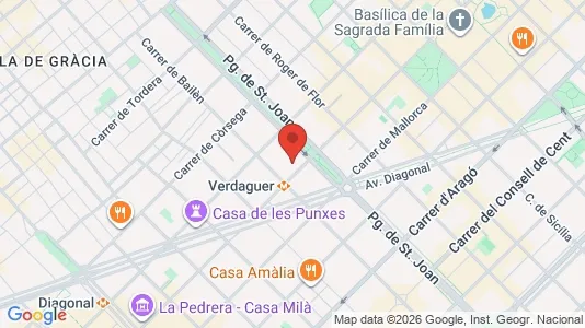 Apartments for rent in Barcelona Eixample - Photo from Google Street View