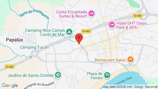 Apartments for rent in Lloret de Mar - Photo from Google Street View