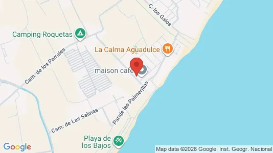 Apartments for rent i Roquetas de Mar - kort over placeringen