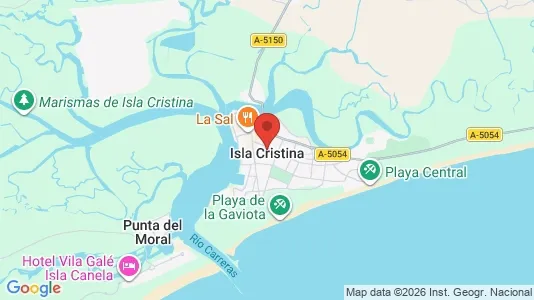 Houses for rent i Isla Cristina - kort over placeringen
