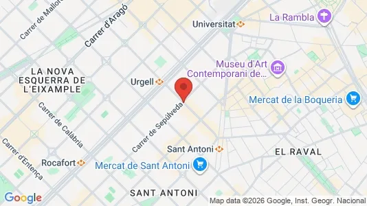 Apartments for rent in Barcelona Eixample - Photo from Google Street View