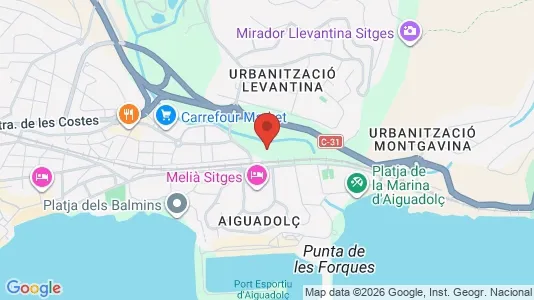 Apartments for rent i Sant Pere de Ribes - kort over placeringen
