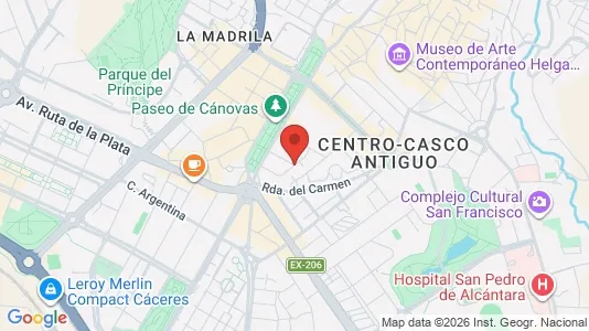 Apartments for rent in Cáceres - Photo from Google Street View