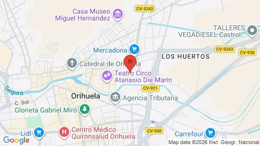 Apartments for rent in Orihuela - Photo from Google Street View