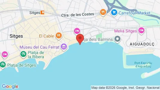 Apartments for rent i Sant Pere de Ribes - kort over placeringen