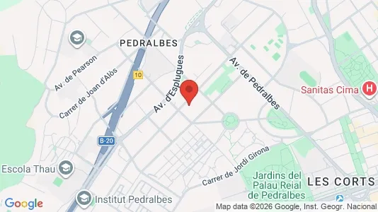 Apartments for rent in Barcelona Sarrià-St. Gervasi - Photo from Google Street View