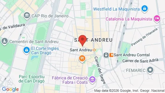 Apartments for rent in Barcelona Sant Andreu - Photo from Google Street View