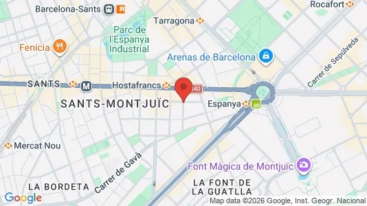 Apartments for rent in Barcelona Sants-Montjuïc - Photo from Google Street View