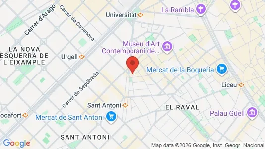 Apartments for rent i Barcelona Ciutat Vella - kort over placeringen