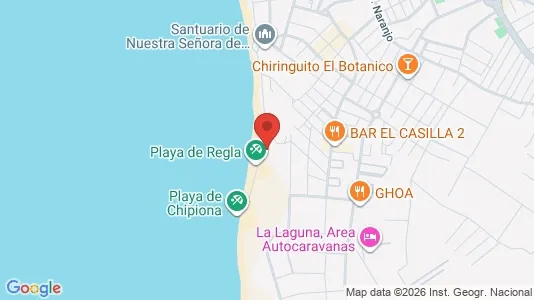 Apartments for rent i Chipiona - kort over placeringen