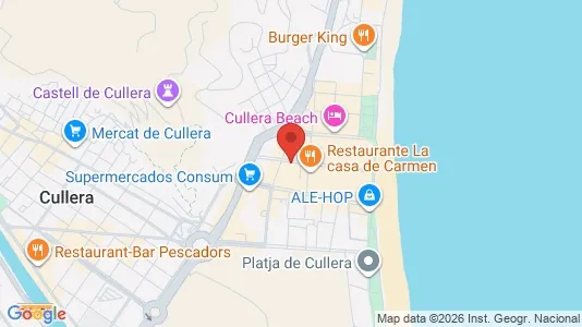 Apartments for rent in Cullera - Photo from Google Street View