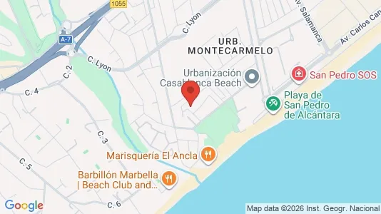 Apartments for rent i Marbella - kort over placeringen